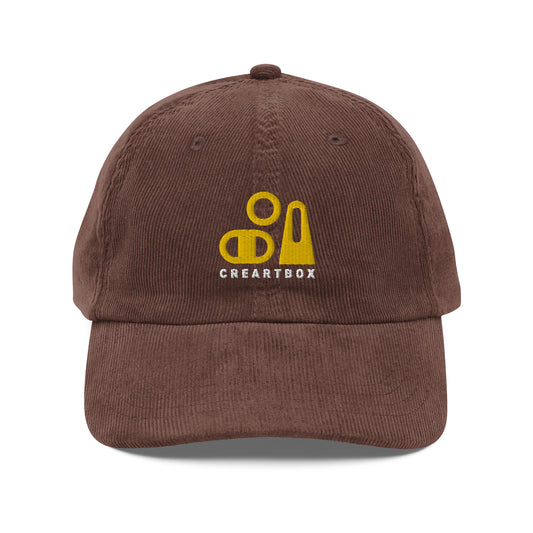 CreArtBox Vintage corduroy cap