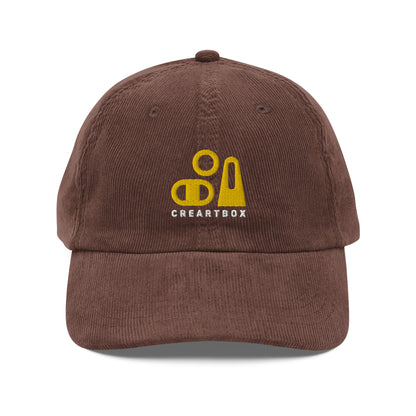 CreArtBox Vintage corduroy cap