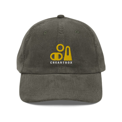 CreArtBox Vintage corduroy cap